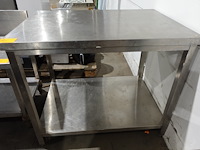 Inox werktafel