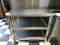 Inox werktafel - afbeelding 1 van  2