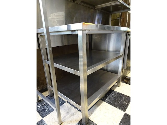 Inox werktafel - afbeelding 2 van  2