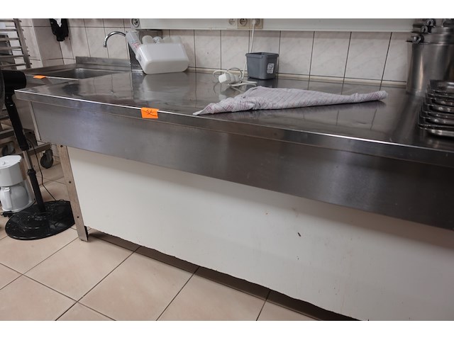 Inox werktafel - afbeelding 2 van  3