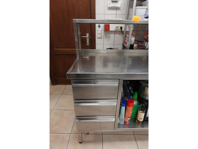 Inox werktafel - afbeelding 2 van  5