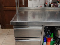 Inox werktafel - afbeelding 2 van  5