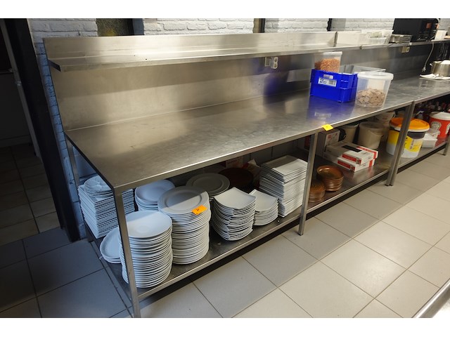 Inox werktafel - afbeelding 1 van  4