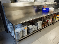 Inox werktafel - afbeelding 1 van  4