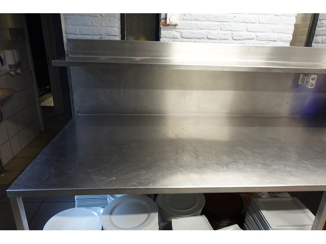 Inox werktafel - afbeelding 2 van  4