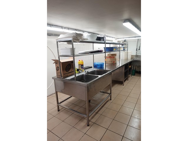 Inox werktafel - afbeelding 1 van  6