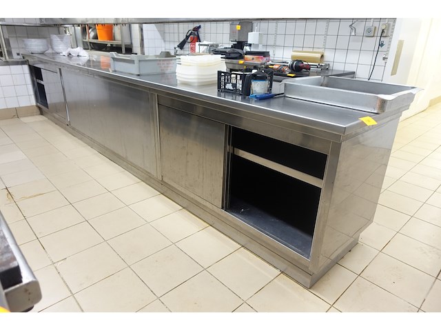 Inox werktafel - afbeelding 1 van  6