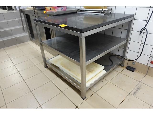 Inox werktafel - afbeelding 2 van  5