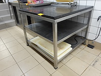 Inox werktafel - afbeelding 2 van  5