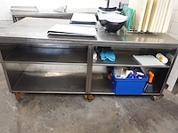 Inox werktafel - afbeelding 1 van  5