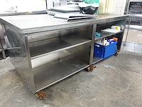 Inox werktafel - afbeelding 2 van  5