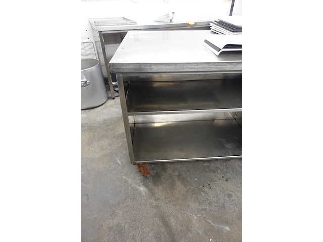Inox werktafel - afbeelding 3 van  5