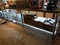 Inox werktafel - afbeelding 1 van  3