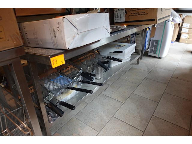 Inox werktafel - afbeelding 1 van  2