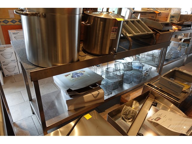 Inox werktafel - afbeelding 2 van  2