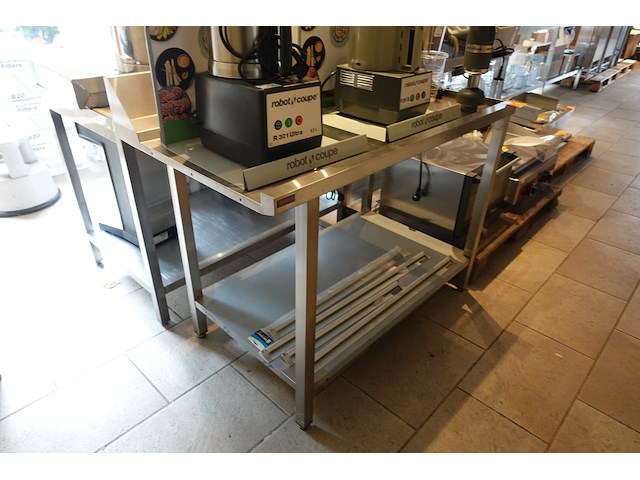 Inox werktafel - afbeelding 2 van  3