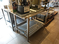 Inox werktafel - afbeelding 2 van  3