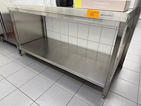 Inox werktafel - afbeelding 1 van  2