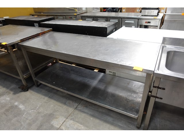 Inox werktafel - afbeelding 1 van  2