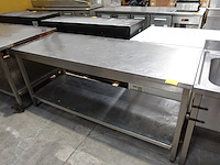 Inox werktafel - afbeelding 1 van  2