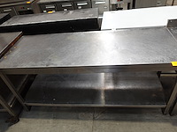 Inox werktafel - afbeelding 2 van  2