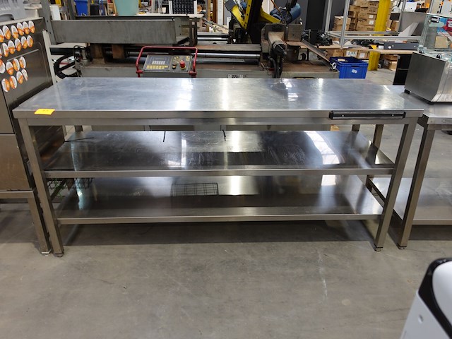 Inox werktafel - afbeelding 1 van  2