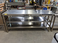 Inox werktafel - afbeelding 1 van  2