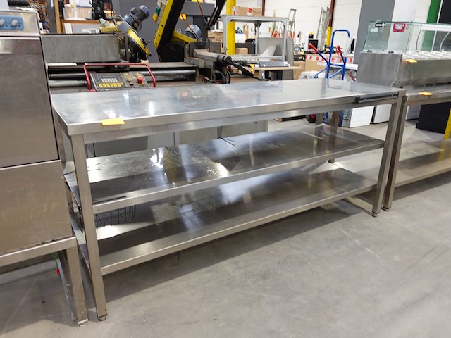 Inox werktafel - afbeelding 2 van  2