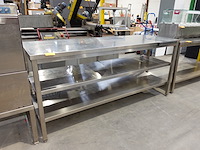 Inox werktafel - afbeelding 2 van  2