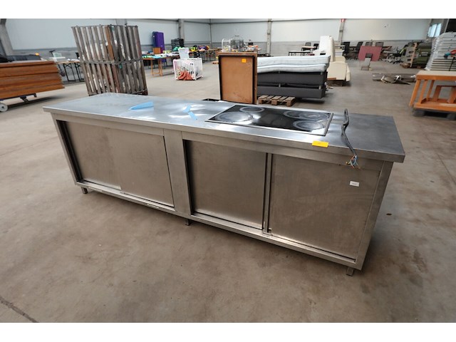 Inox werktafel - afbeelding 1 van  5