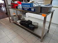 Inox werktafel