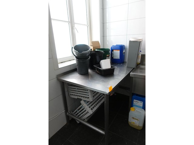 Inox werktafel - afbeelding 2 van  3