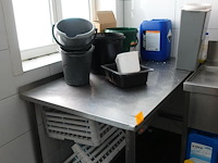 Inox werktafel - afbeelding 2 van  3