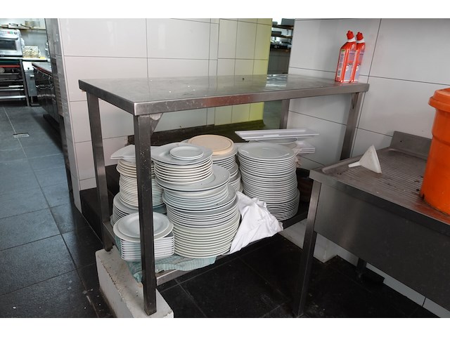 Inox werktafel - afbeelding 1 van  2