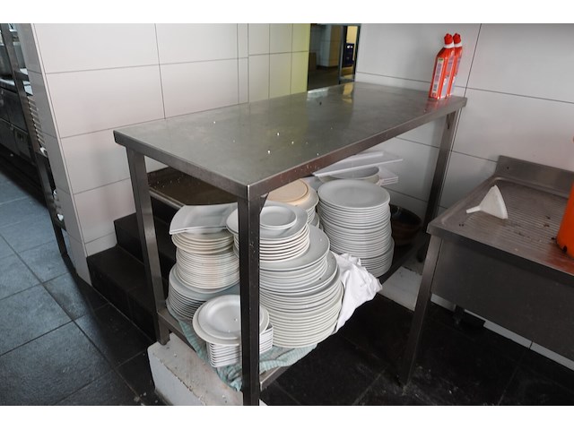 Inox werktafel - afbeelding 2 van  2