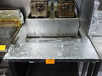 Inox werktafel - afbeelding 1 van  3