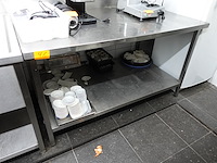 Inox werktafel - afbeelding 1 van  2