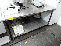 Inox werktafel - afbeelding 2 van  2