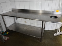 Inox werktafel - afbeelding 1 van  2