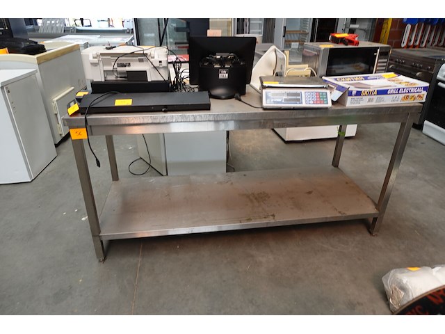 Inox werktafel - afbeelding 1 van  2