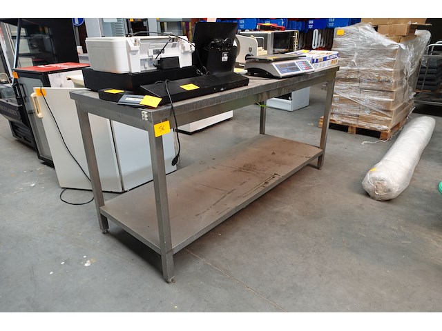 Inox werktafel - afbeelding 2 van  2