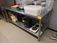 Inox werktafel - afbeelding 2 van  2