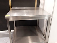 Inox werktafel - afbeelding 1 van  3