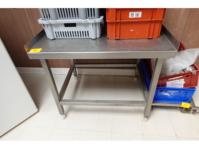 Inox werktafel - afbeelding 1 van  2