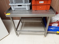 Inox werktafel - afbeelding 1 van  2