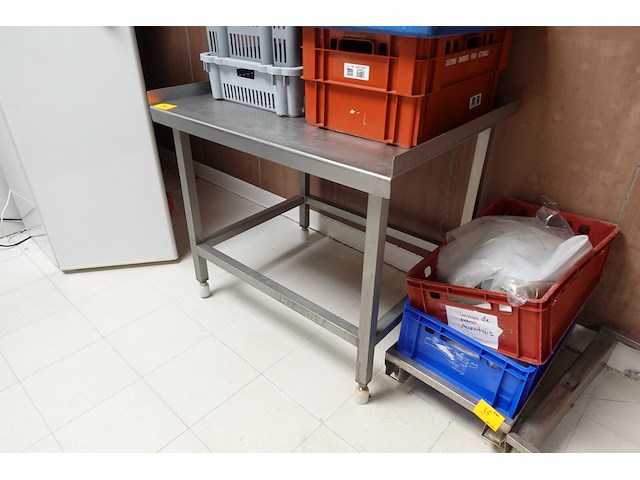 Inox werktafel - afbeelding 2 van  2