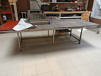 Inox werktafel - afbeelding 1 van  4