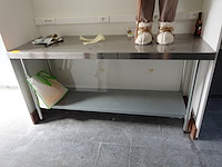 Inox werktafel - afbeelding 1 van  2