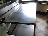 Inox werktafel - afbeelding 1 van  4