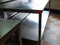Inox werktafel - afbeelding 2 van  4